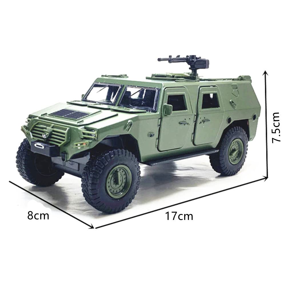 Военный переделанный бронированный автомобиль литой игрушечный автомобиль танк детский ABS132 внедорожный