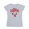 Disney Womens/Ladies Minnie Mouse World Champions Cotton T-Shirt