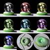 3D Crystal Ball Rose Carnation Flower Crystal Ball Night Light with Glowing Base Glass Ball Ornaments Mother's Day Birthday Gift