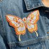 Fabric Iron On Patches DIY Bag Butterfly Fabric Applique Embroidery Butterfly Patch  Clothing