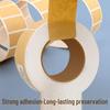 Waterproof Self-Adhesive Kraft Paper Labels - Blank, Handwritten Sealing Stickers