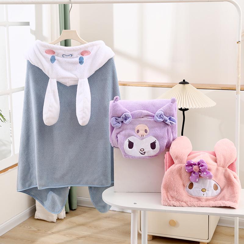 Cute Pet Hooded Nap Blanket: Versatile Plush Shawl for Office & Home