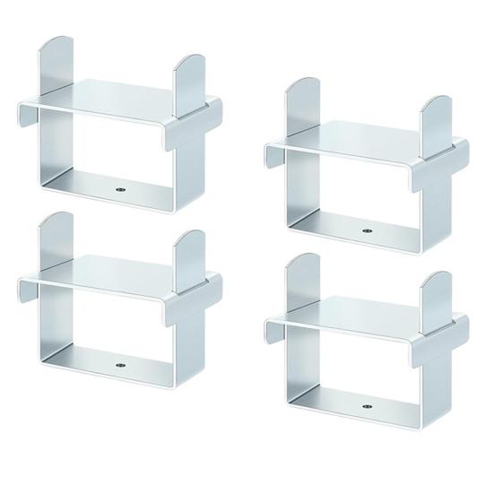 Комплект из 4 зажимов для листовой рессоры, устойчивый к коррозии, широко применяемый в тяжелых условиях, для ремонта изгиба листовой рессоры прицепа