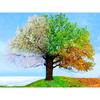DIY 5D Full Diamond Painting Cross Stitch 4 Seasons Tree Diamond Embroidery Needlework