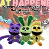 Creepy Animal Plush Toy Horror Game Inspired Rabbit Cat Plushie Stuffed Doll Home Decoration Kids Game Fans Christmas Gift