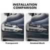 Для Volvo S60 2014-2026 Высокоглянцевая дымчато-черная Предустановленная TPU пленка для защиты фар автомобиля Комплект PPF Виниловая обертка Защита от царапин