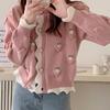 Милый свитер, кардиган, женский топ 2023, весенне-осенний вязаный кардиган, женский дизайн, свитер для маленькой толпы, женское пальто