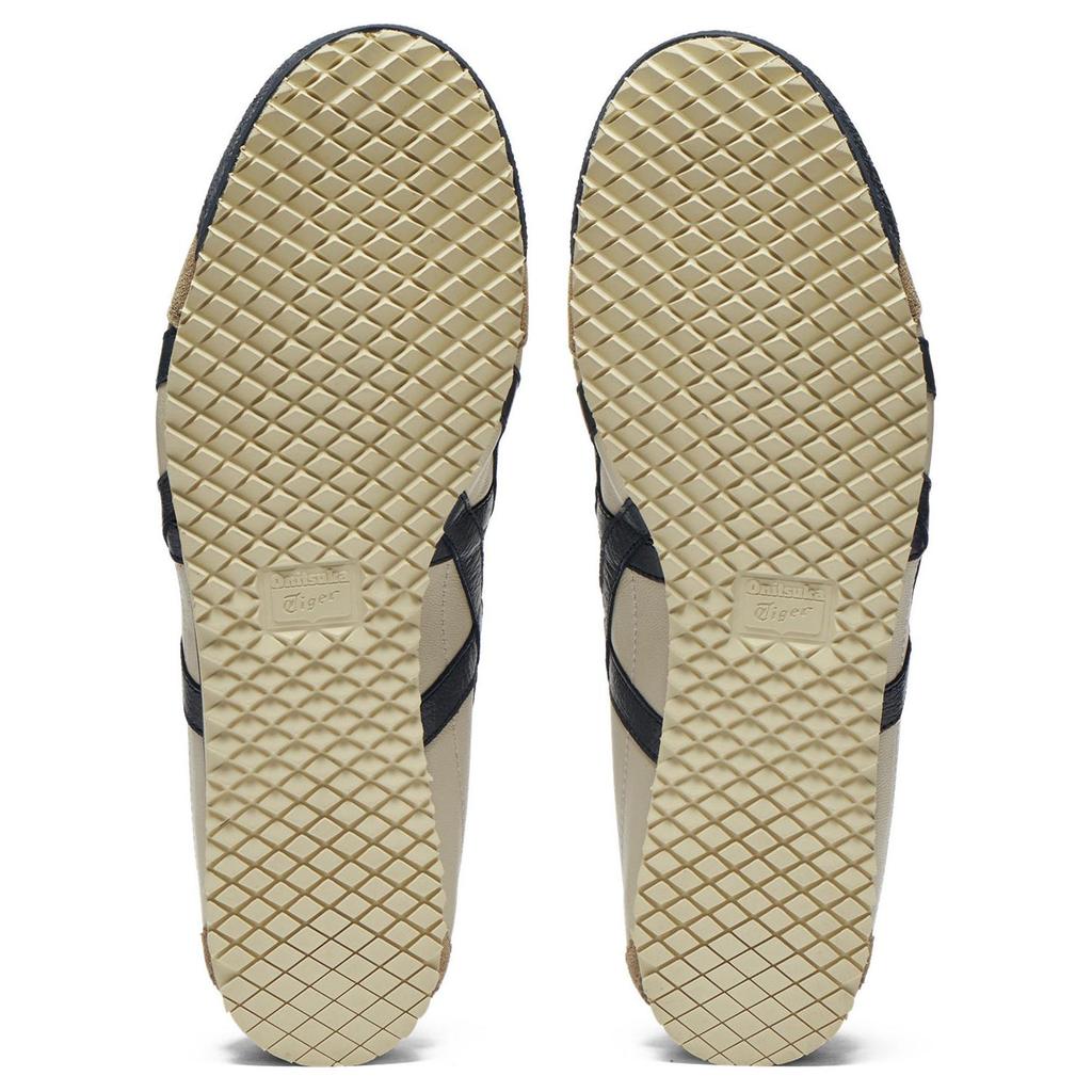 Onitsuka Tiger MEXICO 66 Anti-Slip Wear-Resistant Low-Top Casual Shoes Unisex Beige Blue Sneakers 1183C319-200