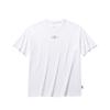 Comfortable Simple Versatile Round Neck Letter Print Breathable Short Sleeve T-Shirt Unisex Tops Snow-White 172538114-1