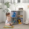 Storage Shelf for Kids, Cube, Drawers, MDF, Anti-Tip, White