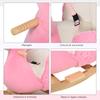 Wooden Rocking Horse For Children Flamingo Rocker For Kids From 18 Months With Safety Belts Pink