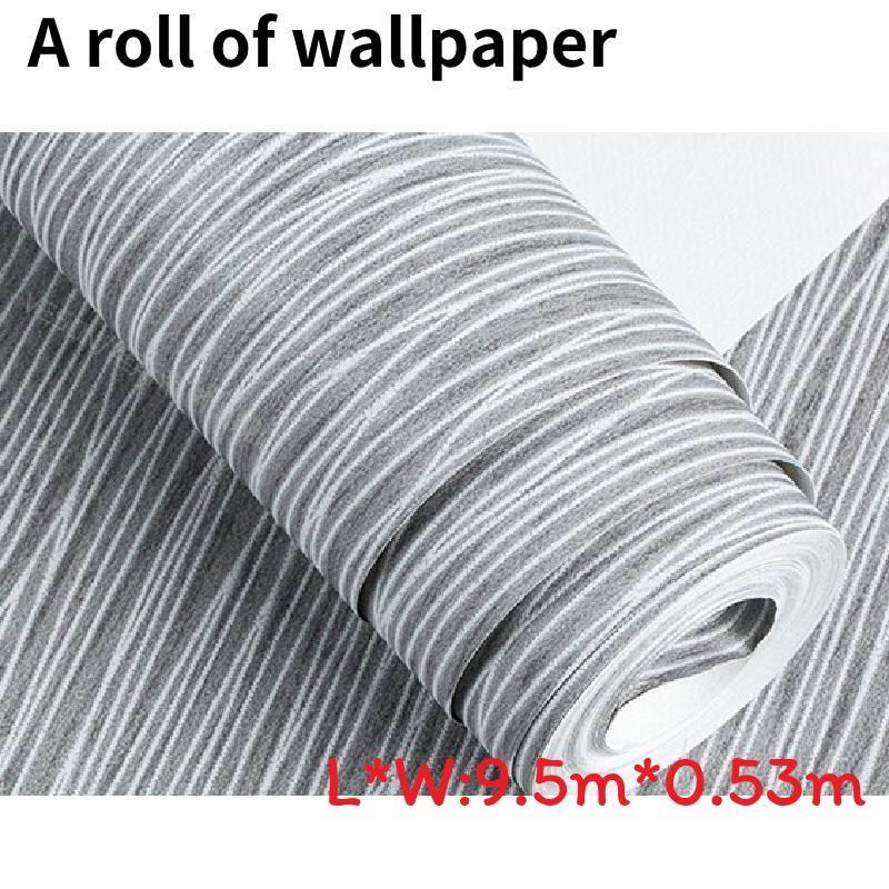 Стильные современные обои в вертикальную полоску бежевого, светло-зеленого и мягкого серого цветов, идеально подходящие для современного домашнего декора в гостиных и спальнях.