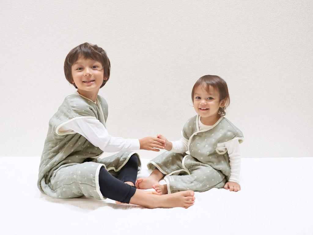 Angerolux for Preventing Colds and Irregular Sleeping Made In Moss Year-Round Sleeper, Breathable, 6-Layer Gauze, 2-Way, Positions, Autumn/Winter,