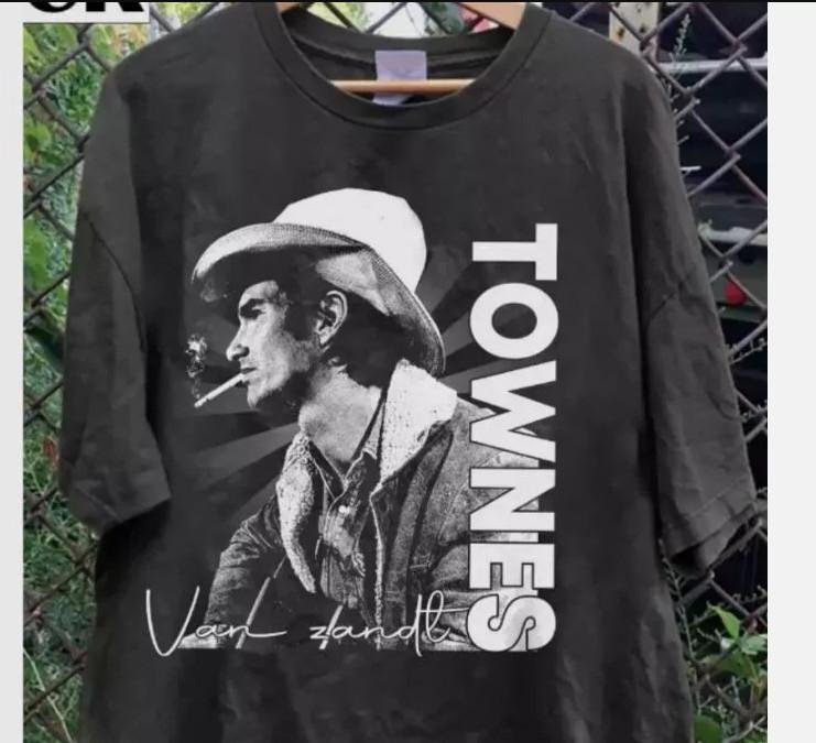 Винтажная футболка Townes Van Zandt размер S-5XL Унисекс футболка