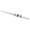 1pc 400mm 15.7in Steel High Precision Miniature Linear Sliding Rail Guide with 2 Block