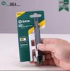 SATA Tools 9-мм нож для резки картона и коробок из цинкового сплава, безопасный, 93424A, с 13 секциями (9x80)