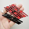 BODCA1 3D Metal Car Styling Red Black Logo SS Sticker Emblem Rear Trunk Badge For Chevrolet Camaro Chevelle Impala Malibu Accessories