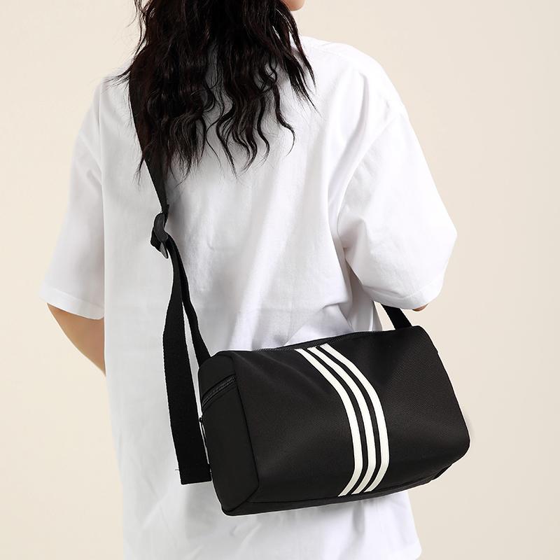 Unisex Oxford Shoulder Bag Compact Square Crossbody Sling for Sports & Daily Use Underarm Bag