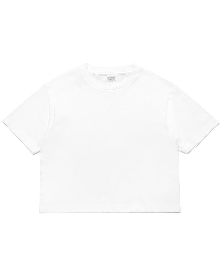 C WEAR BY THE GENIUS Мужская укороченная футболка Белая