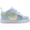 Кроссовки Air Jordan 1 Low Alt SE TD Half Blue для малышей Sail White Vapor-Green IB7120-403