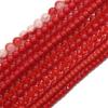 Хрустальные стеклянные бусины красного цвета, свободные бусины для браслета, ожерелья, аксессуары для изготовления ювелирных изделий своими руками