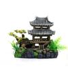 Китайская 3D-печать из смолы, древняя архитектурная модель, приют для рыб, креветок, макет дома, реквизит для