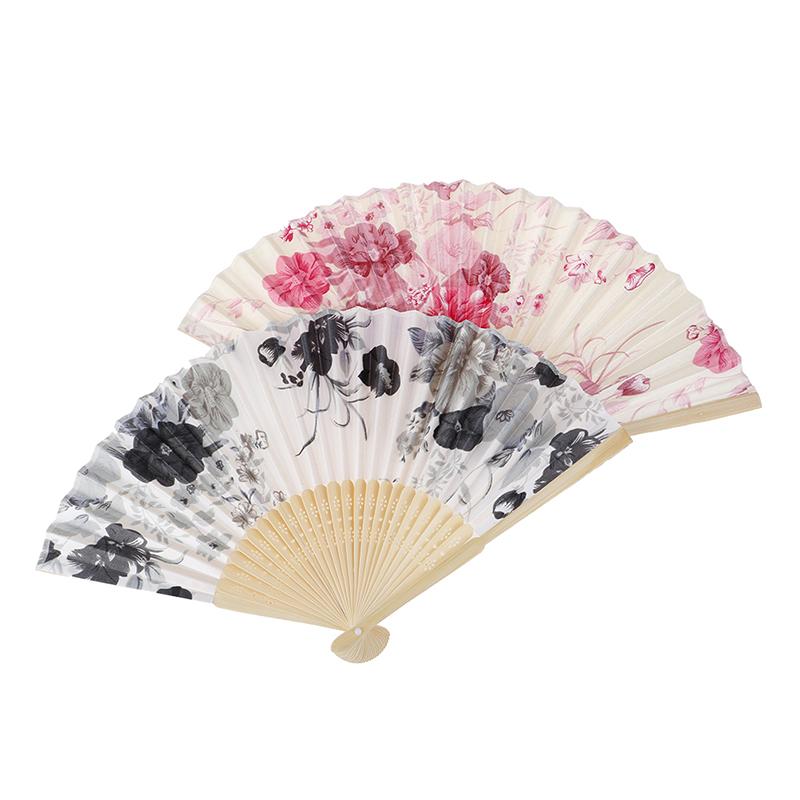 Шелковый веер в китайском японском стиле, складной веер, свадебный веер, художественные подарки, танец
