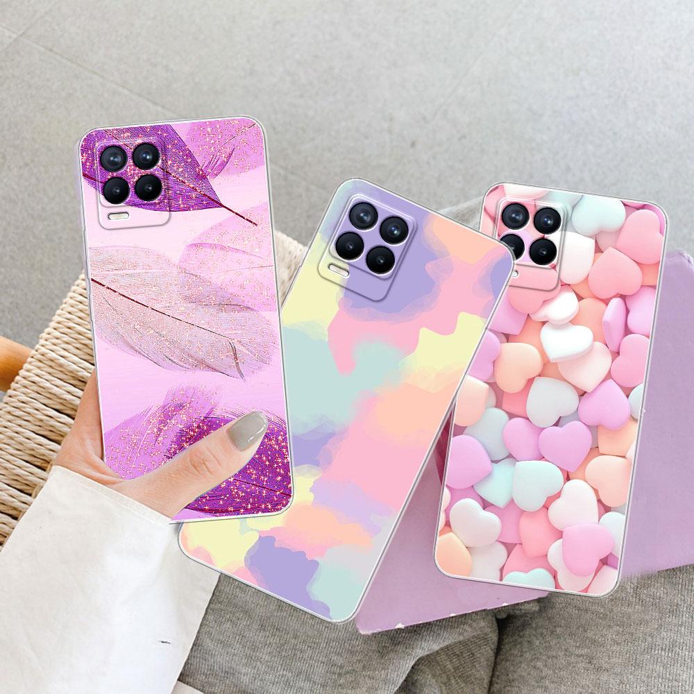 For Realme 8 Case Clear Soft Silicone Protective Phone Cover For Realme 8 Pro Cases Coque For OPPO Realme 8 8 Pro Bumper Fundas