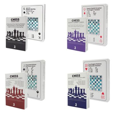 Бенони Шахматные Открывающие Карты - Лучший Подарок Для Любителей Шахмат Для Изучения Шахматной Стратегии, Тактики, Дебютных Ходов - Шахматы