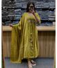 Indian Pakistani Designer Kurta Pant Dupatta Set Bollywood Top Tunic Kurti Salwar Kameez Dress