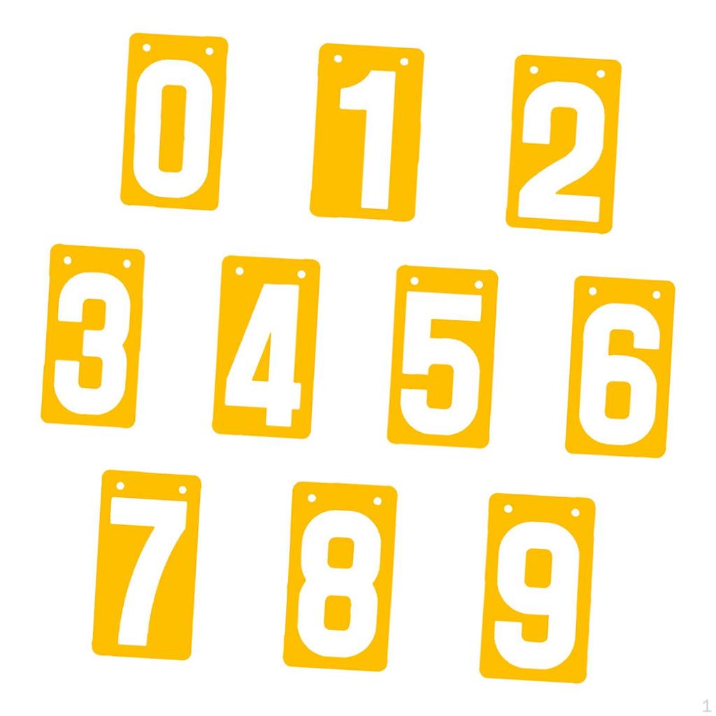 Score Keeper Flip Number Cards Numbers 0-9, Соревнование, Портативный, Настольный дисплей для футбола