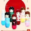Помада Hengfang Shijing Cute Cartoon Kimono Doll Lipstick - увлажняющая, питательная и защитная косметика для губ