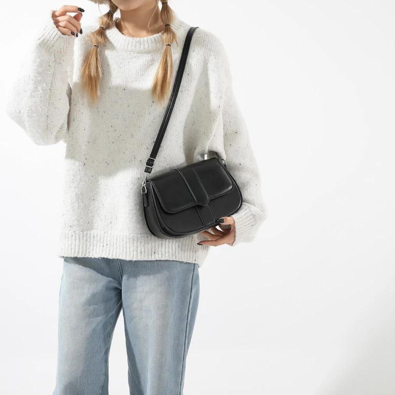 Сумки через плечо с цельным клапаном для женщин, внутреннее отделение, сумки-конверты типа «конверт», новые