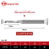 Tiangong 3.175 Engraving Knife: Single-Edged Spiral CNC Milling Cutter Tool Head