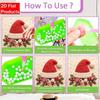 Pearl painting Santa hat Christmas art kit DIY home decor painting.Candy cane holiday wall art decoration craft project