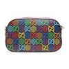 Волшебная Прыгающая Конфета Цветной Логотип Кожаная Сумка для Камеры Женская Сумка на Плечо 574886-H20AN-1191