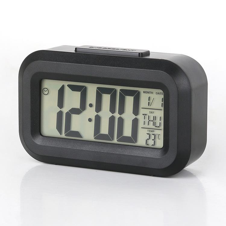 Photosensitive Luminous Student Desktop Alarm Clock with Voice Feature