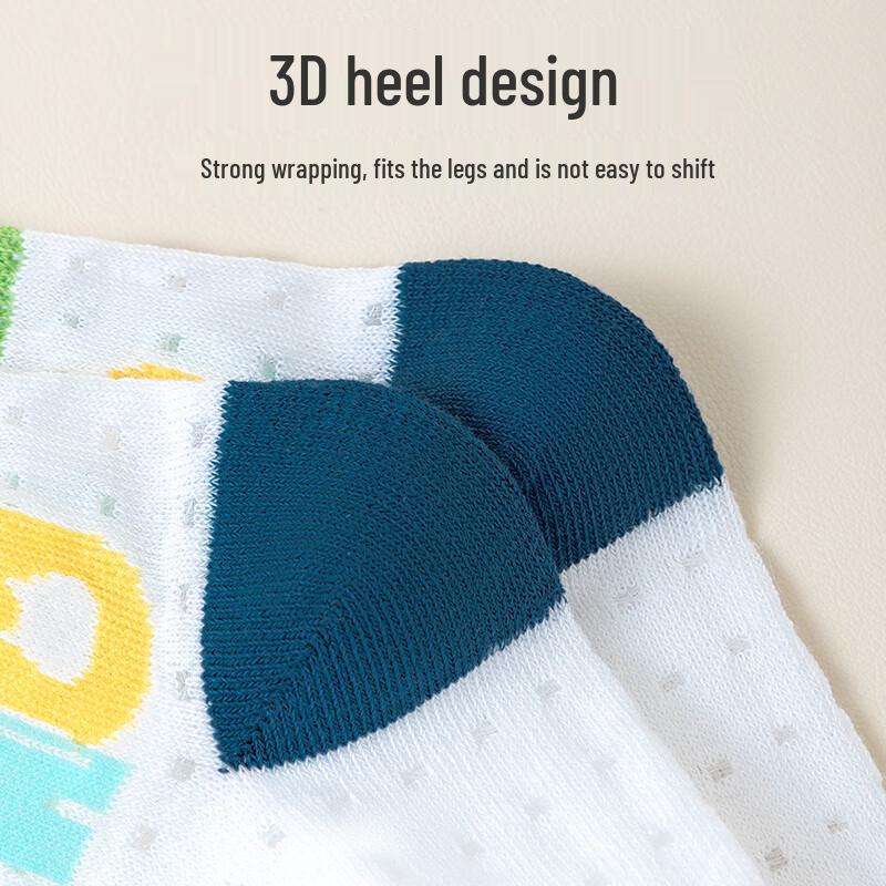 Miiow Kids' Summer Cartoon Breathable Cotton Mid-Calf Socks