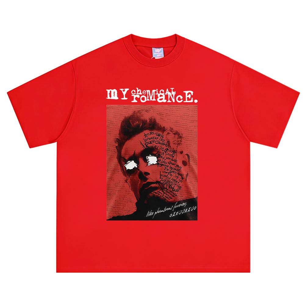 Rock Band My Chemical RoUnisexce 2026 Tour Merch Tshirt Unisex Women Clothing Cotton Casual Oversized Short Sleeve T Shirt Streetwear