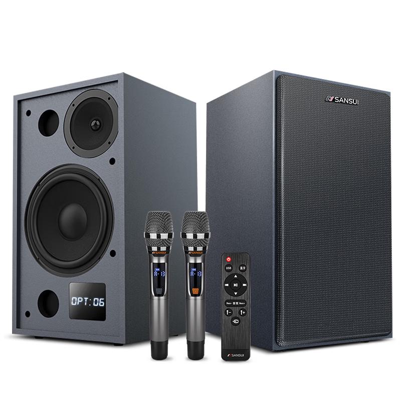 SANSUI H5 Deluxe Домашняя Аудиосистема KTV Штекер CN (адаптер в комплекте)