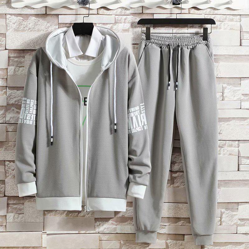 Men's Casual Sportswear Set: Autumn 2022 Long Sleeve Sweater & Pants