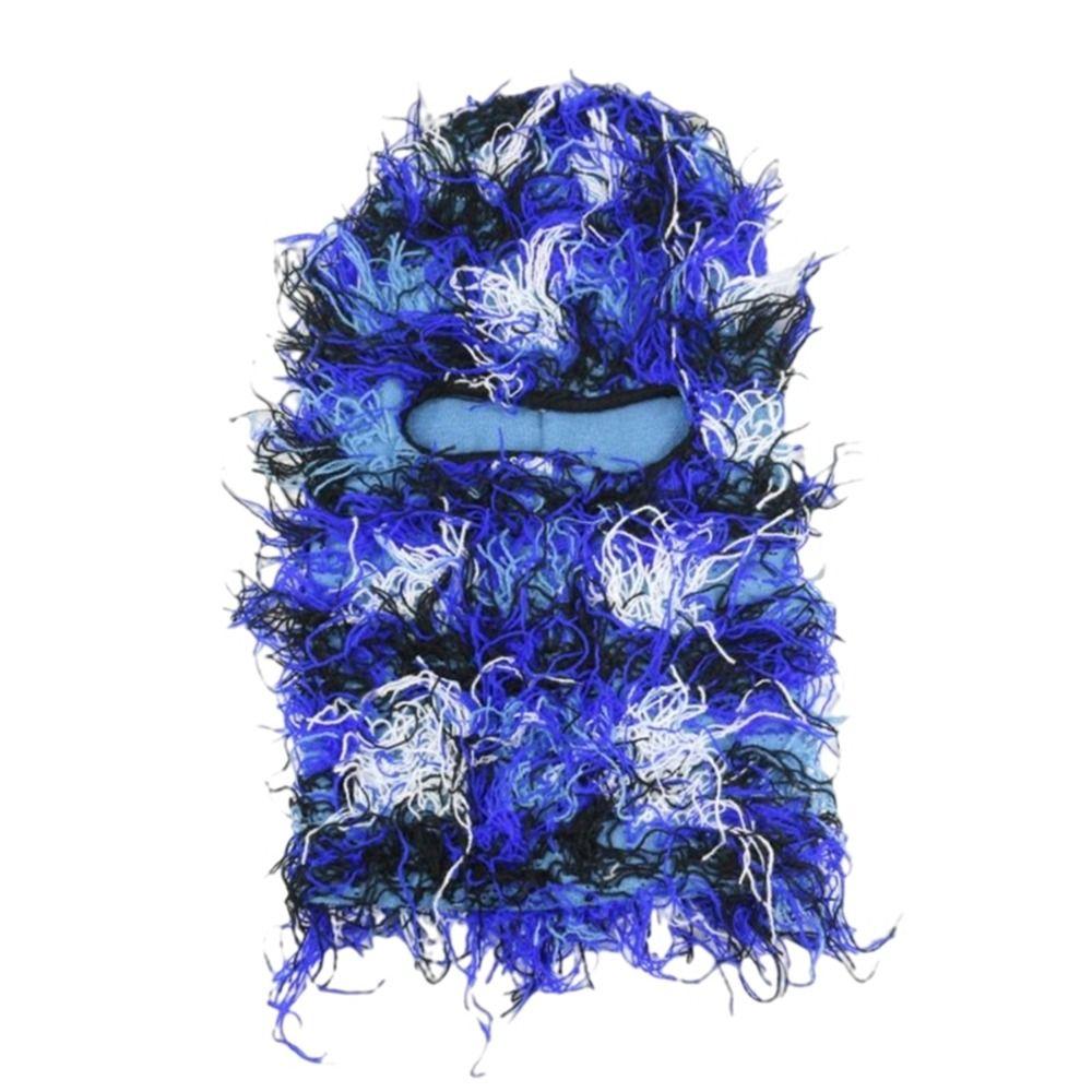 Лыжная маска на все лицо, Балаклава, вязаная шапка на Хэллоуин, шапка-бини, женские шапки