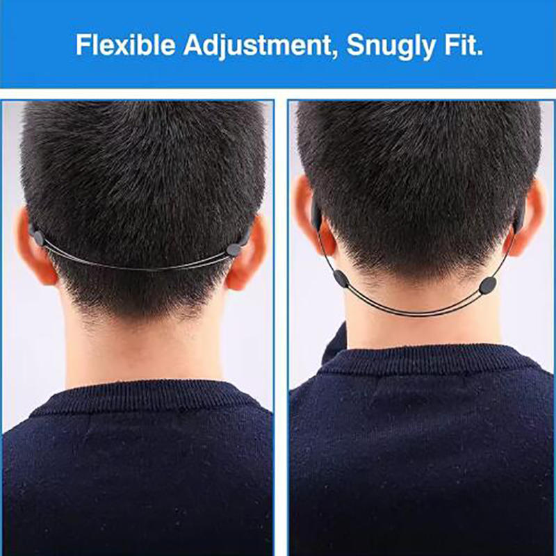 5 шт. Универсальный регулируемый фиксатор для очков, подходит для спортивных солнцезащитных очков, нескользящий шнурок, унисекс, ремешок, держатель для защитных очков, выдвижной