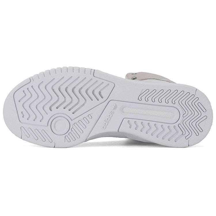 Adidas Оригинальные кроссовки Drop Step Xlt с обмоткой из синтетической кожи, противоскользящие, для баланса, высокие, обувь для скейтборда, женские, белые/желтые, FX9811