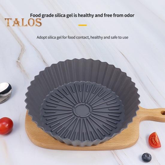 Горшок для аэрофритюрниц, устойчивый к холоду и жаре, пищевой моющийся коврик для корзины для духовки, для выпечки