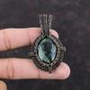 Kambaba Jasper Pendant Copper Wire Wrapped Pendant Handmade Boho Jewelry Top Quality Gemstone Pendant Beautiful Copper Jewelry Gift For Her