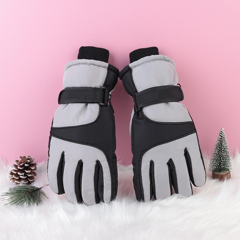 Зимние теплые снежные перчатки водонепроницаемые лыжные перчатки термо перчатки с сенсорным экраном спортивные велосипедные перчатки уличные теплые мотоциклетные перчатки
