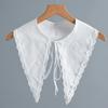 Woman Big Lapel Shirt Detachable Collar for Women Neck Wear Fake Collar Small Shawl Sweater Shoulder Wraps False Collar