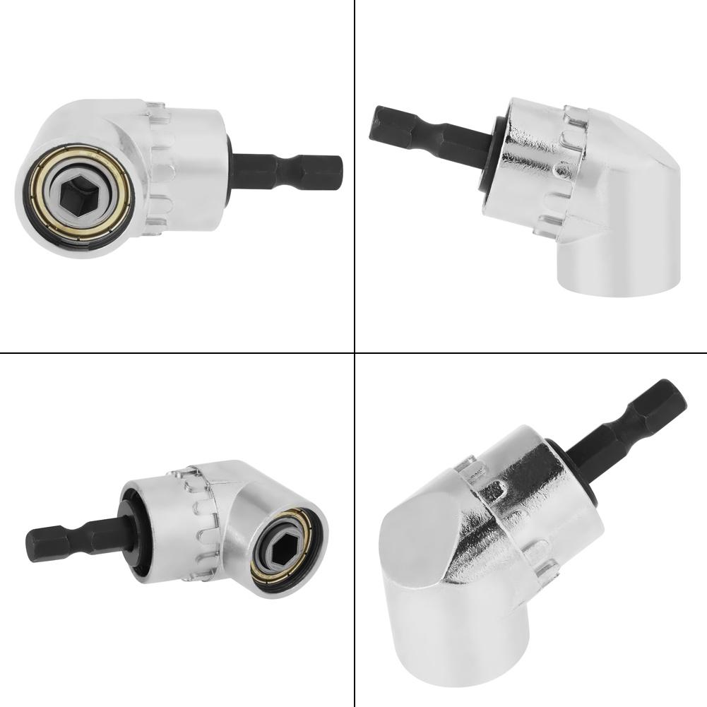 1 4in 105 Degree Angle Hex Extension Drill Bit Adjustable Screwdriver Socket Holder Adapter