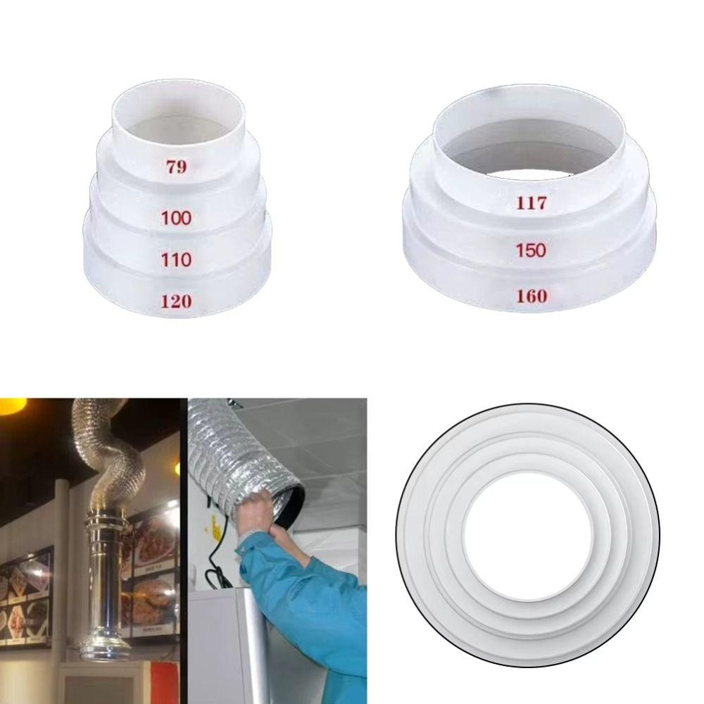 1Pcs For Fan Ventilation Fan Pipe Connector Multi Reducer Extractor Duct Tube New Exhaust Duct